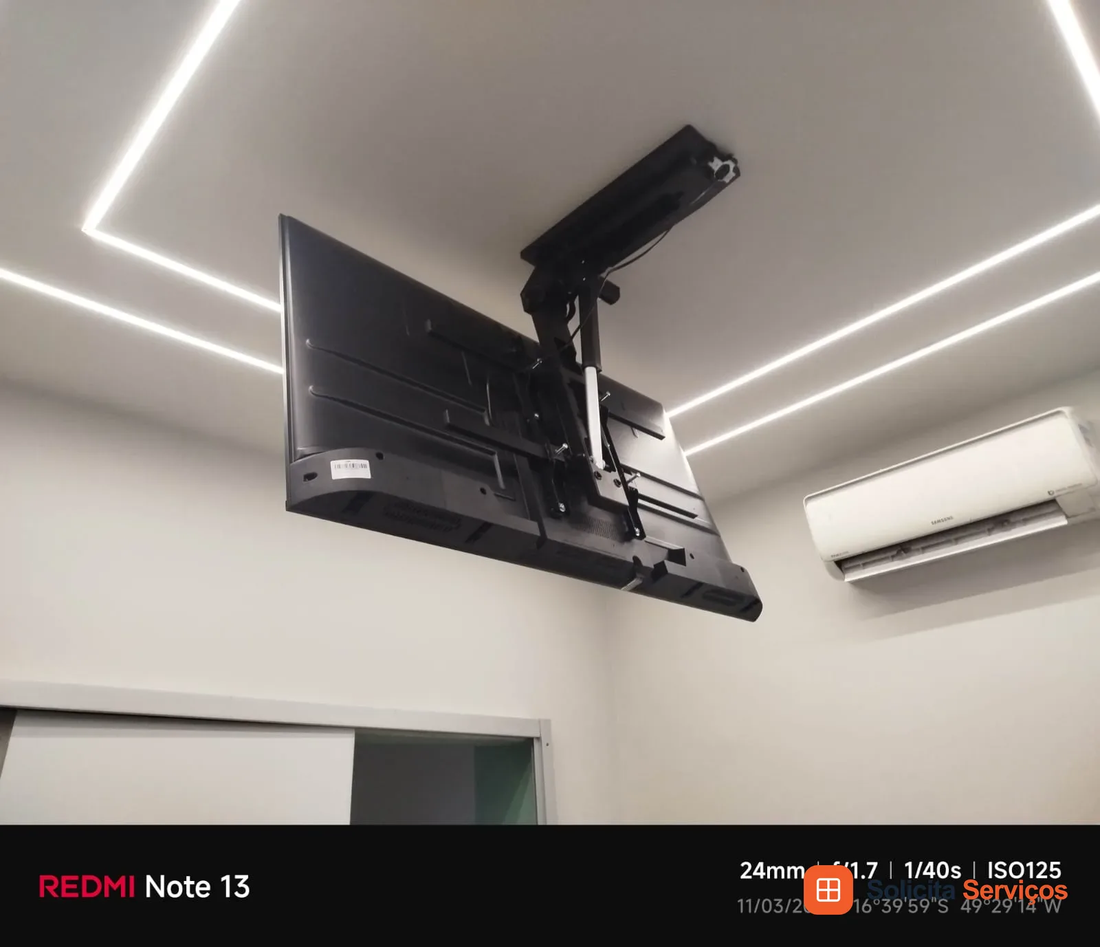 Imagem de trabalho relacionada à instalação de TV em Goiânia. Consulte posicionamento, suporte e orçamento conforme as características do ambiente.